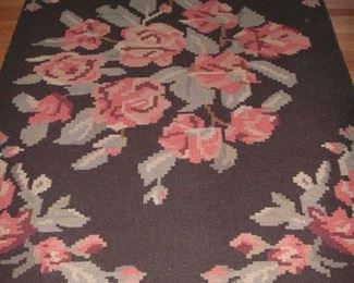 Pottery Barn Mariposa Wool Dhurrie Rug - 5 x 8'