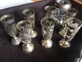 Heirloom Damask Rose Sterling Silver Flatware Set 