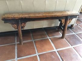 Chinese prayer bench 