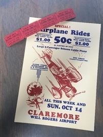 Flying Circus flyer (no pun intended!) and tickets 
