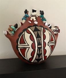 Signed Native American pottery 