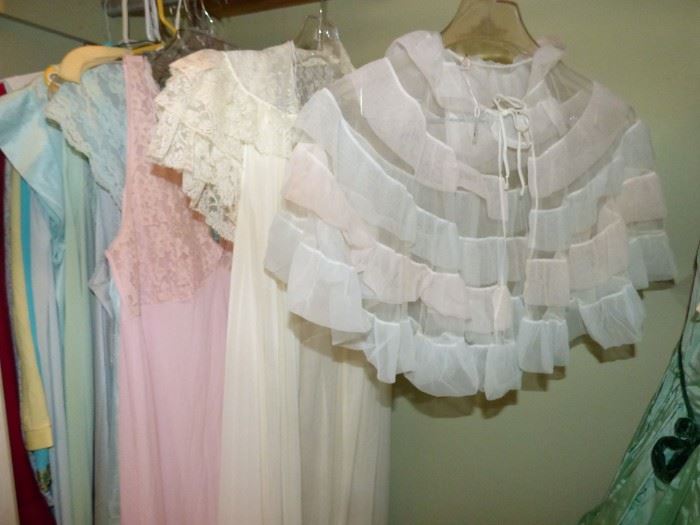 Vintage Bed Jacket, gowns
