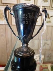 "Little Miss Thomaston" trophy dated 1937