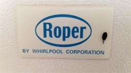Whirlpool Roper upright fridge and freezer