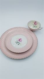 Royal Tettau china, "Rosarita" pattern, 55 piece set