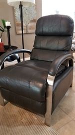 sleek recliner - very comfy without too much bulk