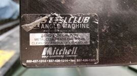 label on base of loft and lie machine