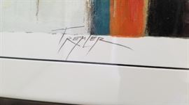 Signed, numbered Yuri Tremler print