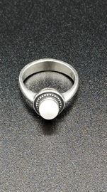 James Avery Pearl & Sterling ring