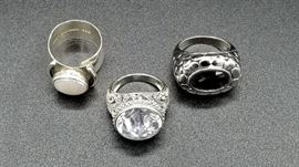 Dinner rings - all sterling