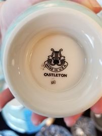 Castleton china label