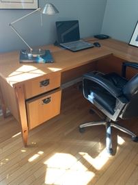 L shaped desk