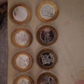limted edition fine silver gaming tokens