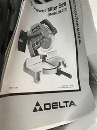 #58 Delta Miter Saw 10" - New in Box $70.00
