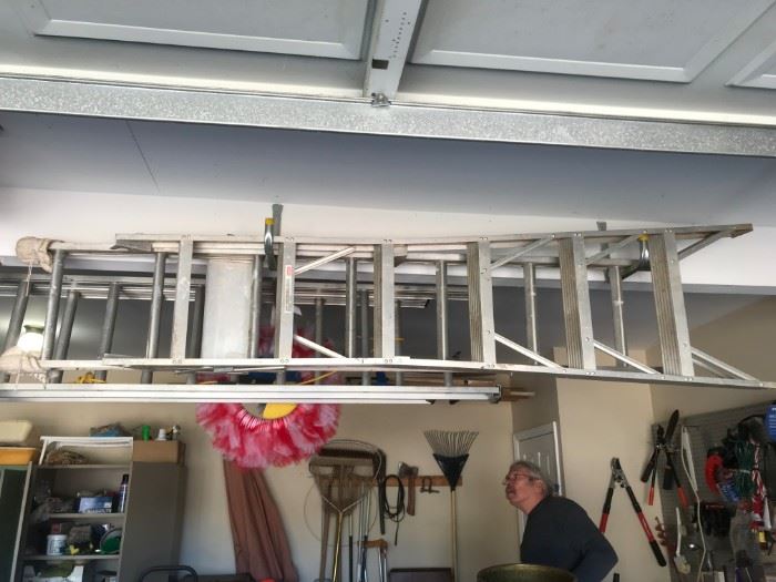 #65 garage Keller Extension Ladder 24 ft $75.00
