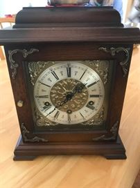 #84 Urgos Mantle Clock w/keys - old vintage and heavy $75.00

