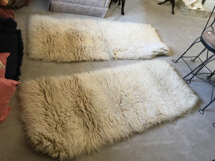 #118 Flokati rug Large (2) 2x8 rugs $ 30 ea.

