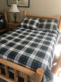 Full Side Log Bed includes Mattress $225 