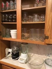 Kitchware- Glasses, Blender, Mixer, Pottery Popcorn Bowl, More!