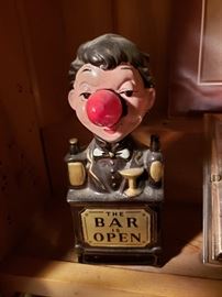 Red Nose Bartender Light Up “Bar is Open”