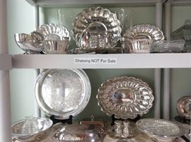 TON'S of good silverplated holloware.