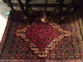 The cutest Persian Bijar in captivity! This ruglet measures 2' x 3' 1".