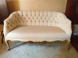 Sweet little 1960's French style settee.