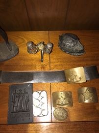 USSR ARMY / NAVY BELTS AND BUCKLES 