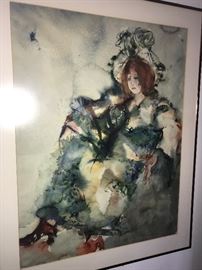 FRAMED WATERCOLOR PAINTING 