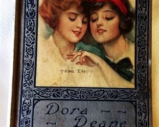 Antique Book: "Dora Deane" by Mary J. Holmes with Earl Christy Cover Artwork