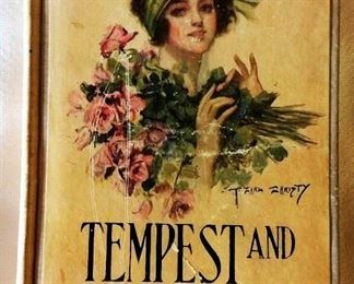 Antique Book: "Tempest and Sunshine" by Mary J. Holmes with Earl Christy Cover Artwork