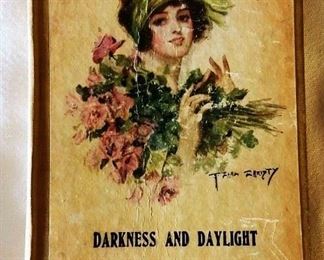 Antique Book: "Darkness and Daylight" by Mary J. Holmes with Earl Christy Cover Artwork