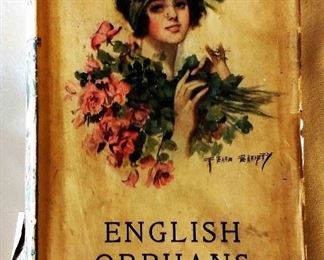 Antique Book: "English Orphans" by Mary J. Holmes with Earl Christy Cover Artwork