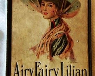 Antique Book: "Airy Fairy Lilian" by The Duchess with Earl Christy Cover Artwork