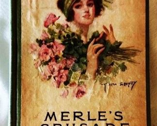 Antique Book: "Merle's Crusade" by Rosa N. Carey with Earl Christy Cover Artwork