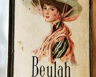Antique Book: "Beulah" by Augusta J. Evans with Earl Christy Cover Artwork