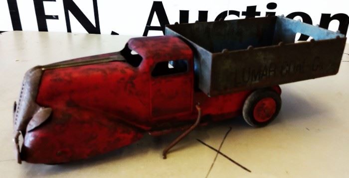 Vintage "Lumar Coal Co." Metal Toy Truck