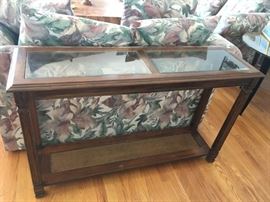 Wood/Glass Sofa Table! Great for TV's too!