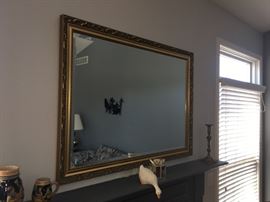 Beautiful Gold Framed Mirror!