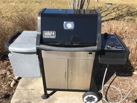 Weber Genesis Silver Gas Grill w/Cover & Utensils!