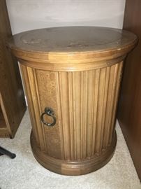 Vintage End Table with door!