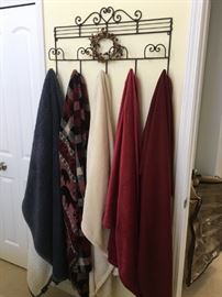 Comfy Blankets and love the holder!