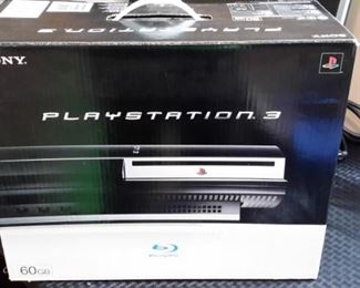 Playstation 3, like new, in box.