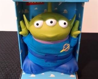 Toy Story's Talking Alien, new in box. Needs batteries.