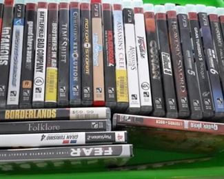 Playstation games.