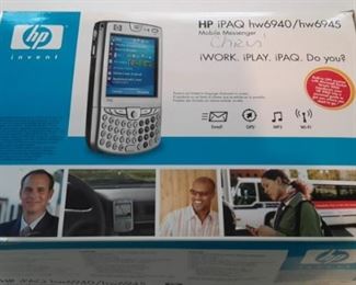 HP iPAQ Mobile Messenger, like new, in box with accessories.