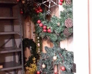 Christmas wreaths.