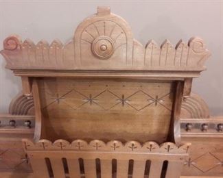 Organ topper...makes a beautiful twin headboard!