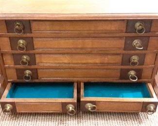 Vintage flat file cabinet.