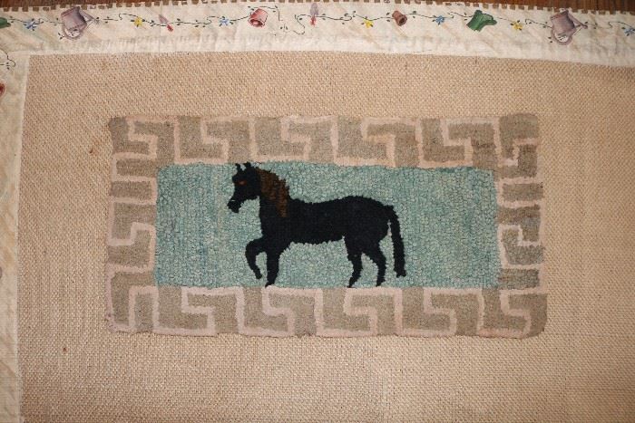 One of many Hook Rugs